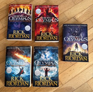 5 libros colección  Heroes of Olympus