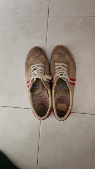 Zapatillas El Ganso Beige y Rojo