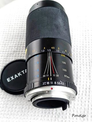 Objetivo Exakta 80-200mm Macro PK-A/R