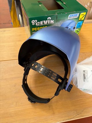 Pantalla Soldadura Electrónica CEVIK Azul