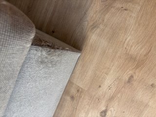 Sofá Cama Chaise Longue Tela Arena Claro JYSK