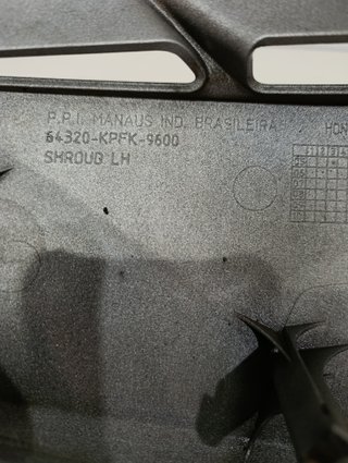 Tapa Depósito Izquierda Honda CBF 250