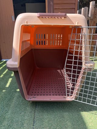 Transportín Perro Grande Beige/Marrón