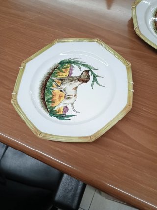 Set 8 piatti decorativi cani
