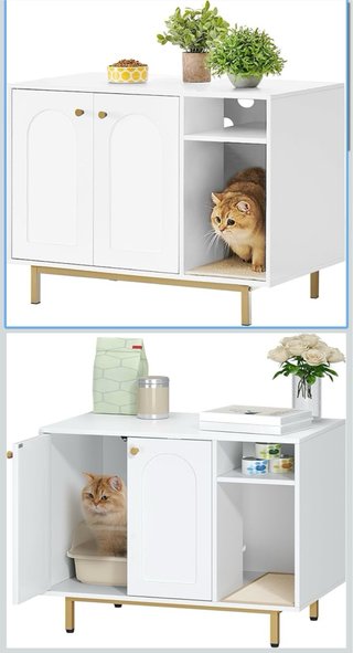 Mueble arenero para gatos