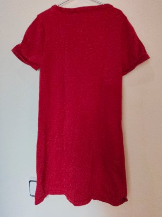 Vestido rojo brillante H&M