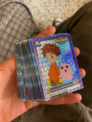 Lotto carte Digimon prima produzione