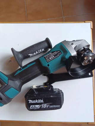 AMOLADORA RADIAL MAKITA BATERÍA DGA 504
