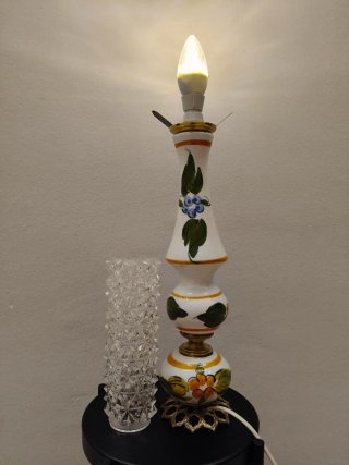 Lampada da tavolo artigianale ceramica hand-made