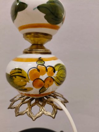 Lampada da tavolo artigianale ceramica hand-made