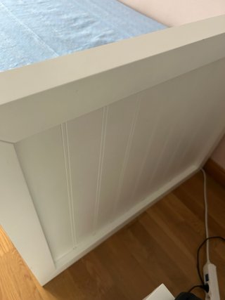 Cama nido blanca con mesilla