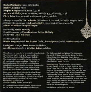 CD The Unthanks Last 2011 Rough Trade