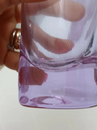 Set 6 Bicchieri Murano Viola Vetro
