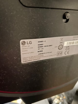 Monitor Gaming LG 32 QHD 165Hz (32GN650-B)