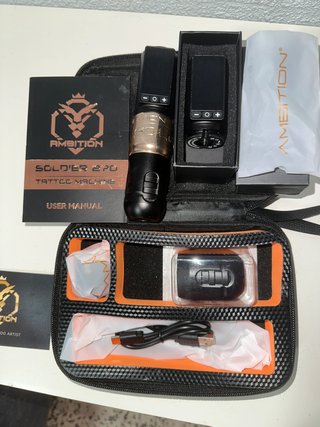 Máquina Tatuar Inalámbrica Ambition Soldier 270S