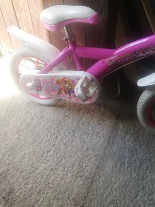 Bicicleta infantil rosa Paw Patrol