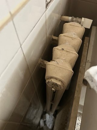 Radiador Hierro Fundido Blanco