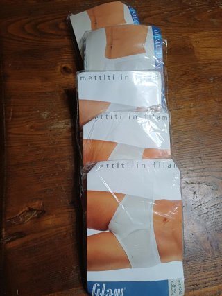 Slip uomo Filam puro cotone Tg 5