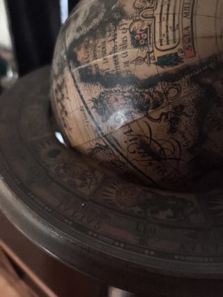 Globo Terráqueo Vintage Mercurio D'Oro