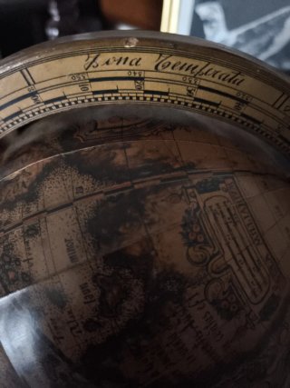 Globo Terráqueo Vintage Mercurio D'Oro