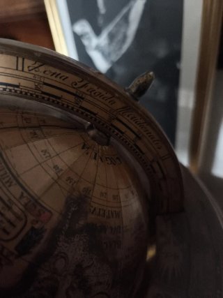Globo Terráqueo Vintage Mercurio D'Oro
