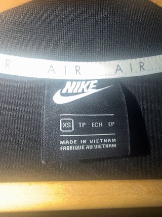 Mono Nike Air Negro Talla XS