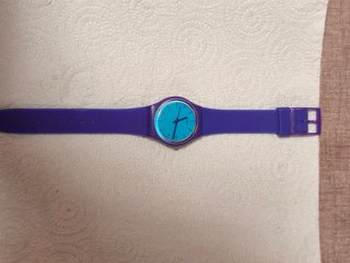 Orologio Swatch Viola e Azzurro