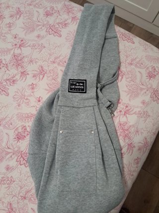Bolso transportín perro cachorro gris