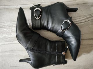 Botines negros con hebilla bruno premi T37