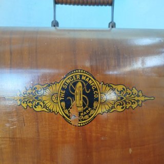 Tapa Máquina Coser Singer Vintage