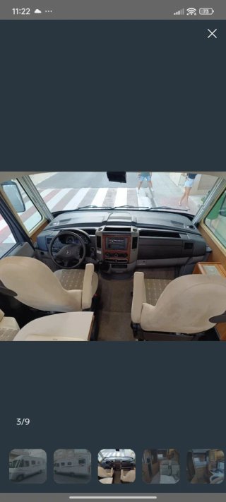 80.000 km Autocaravana integral Mercedes-Benz Spri