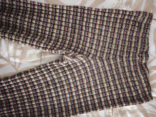 Pantalones largos acampanados estampados