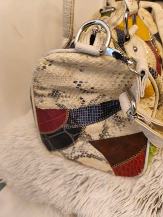 Bolso de mano patchwork floral