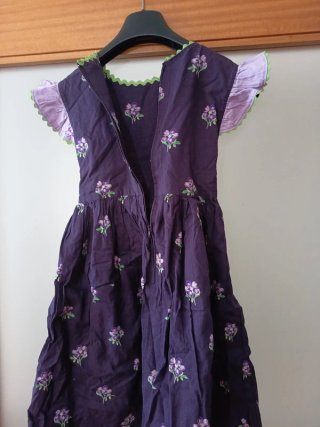 Vestido infantil estampado floral