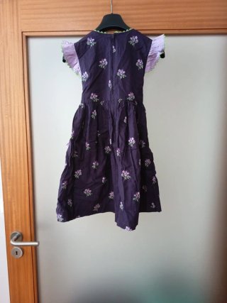 Vestido infantil estampado floral
