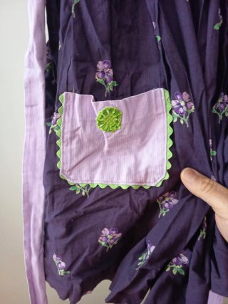 Vestido infantil estampado floral