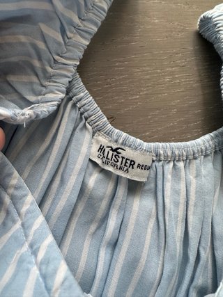 Vestito Hollister a righe azzurre