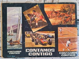 Álbum cromos Contamos contigo 1974