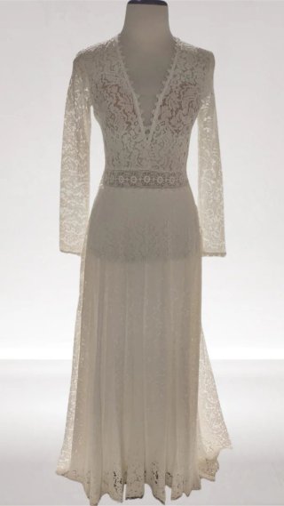 Vestido Novia Boho Chic Sin Estrenar
