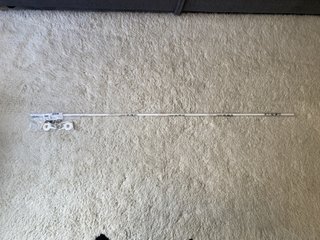 2 Barras Cortina IKEA IRJA Blancas 140cm Nuevas