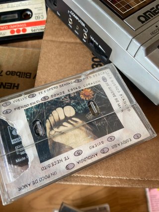 Lote Cintas Cassette Música y Juegos ZX Spectrum