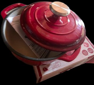 Olla Ernesto Hierro Fundido Roja 1.05L