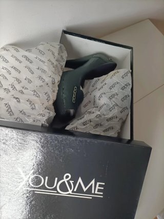 YOU & ME Scarpe Donna Pelle Pitone Tacco 37