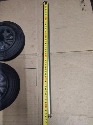Ruedas cubo basura metal plástico goma