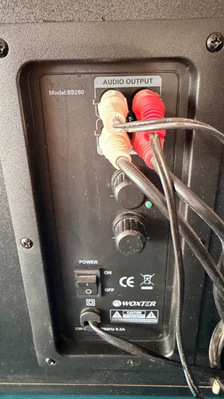 Altavoces Woxter 2.1 negros
