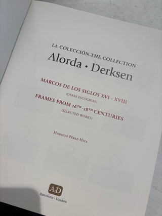 Marcos de los siglos XVI-XVIII: obras escogidas