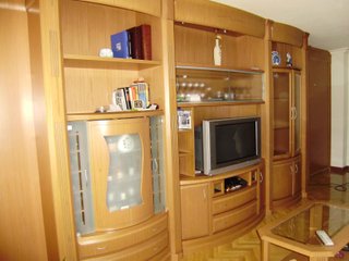 Mueble salón madera cerezo