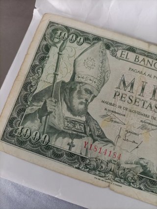 Billete 1000 Pesetas Banco de España 1965