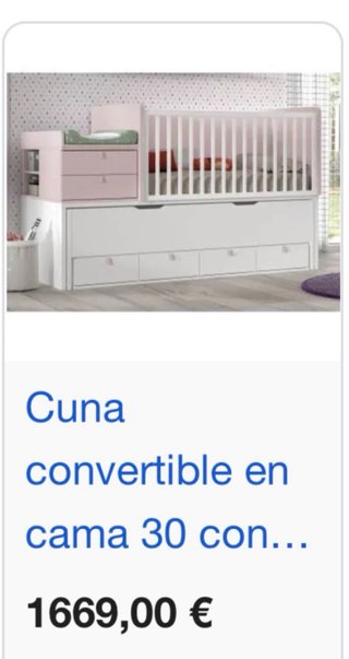Cama combo convertible en cama estudio y mesilla