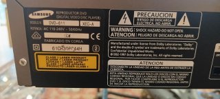 ReproductorCD VCD DVD Samsung DVD-611